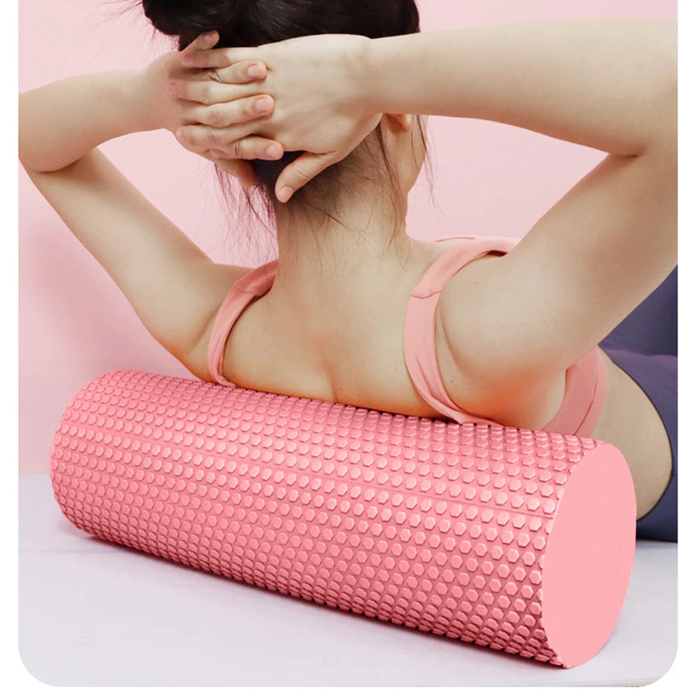 Hexagonal Foam Roller - EVA Yoga & Recovery Roller 45cm