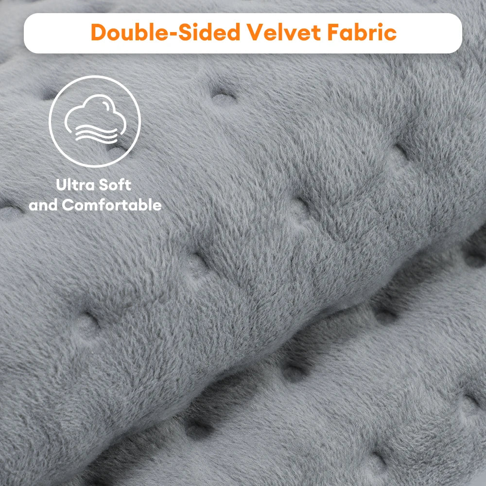 Electric Heating Pad - 9 Temperature Levels for Pain Relief & Warmth
