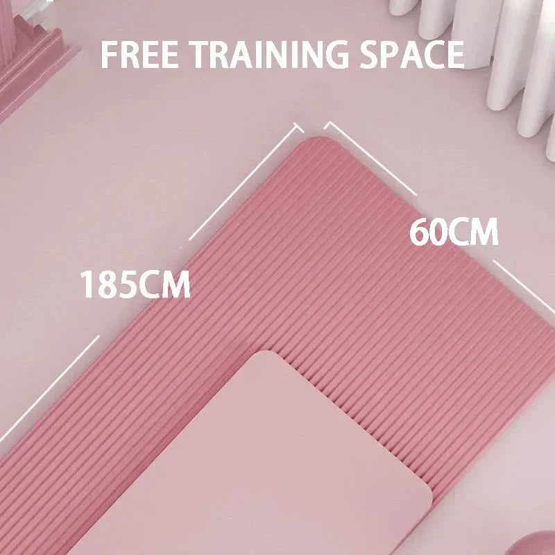 Extra Thick Yoga Mat - 15mm NBR Foam for Comfort & Support