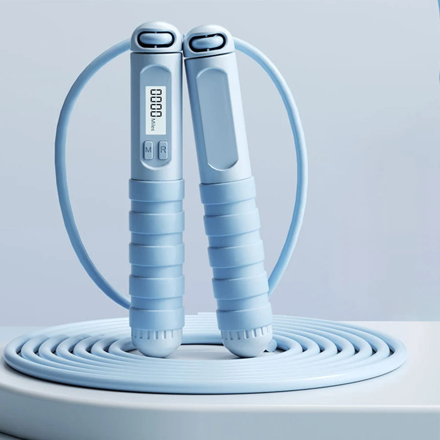 Digital Counting Jump Rope - Electronic Fitness Tracker