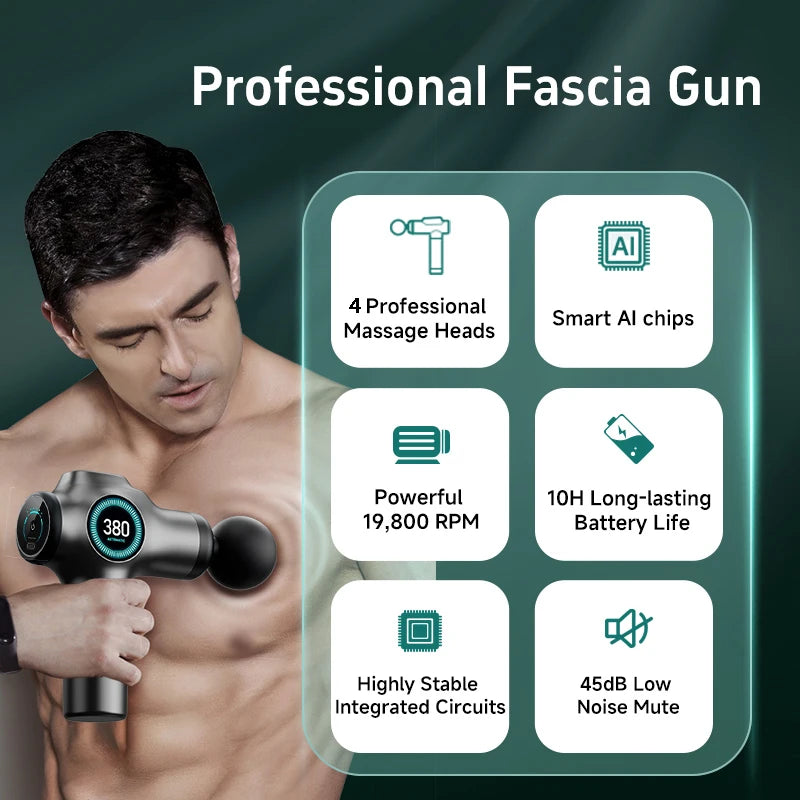 Deep Tissue Massage Gun - 6 Speed Percussion Massager