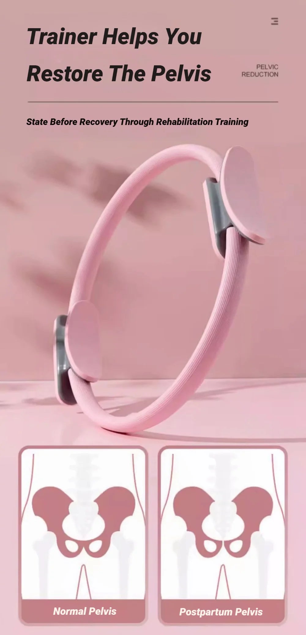 Pilates Ring - Resistance Circle for Toning & Pelvic Floor Training