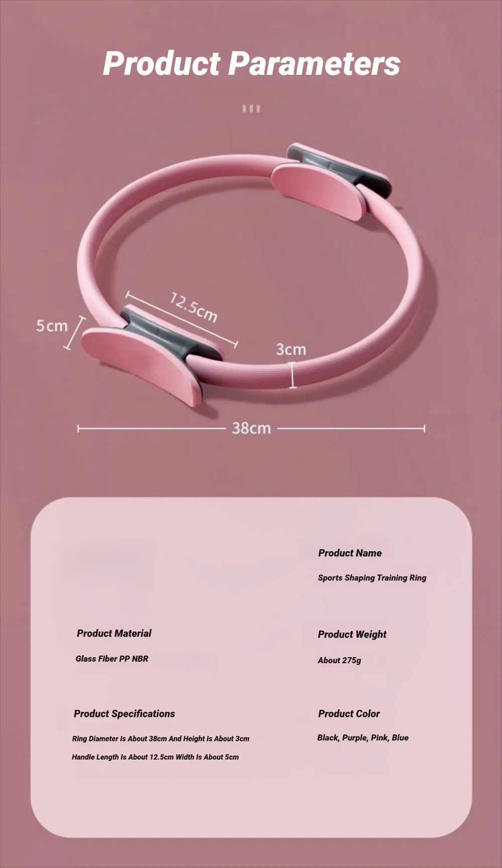 Pilates Ring - Resistance Circle for Toning & Pelvic Floor Training
