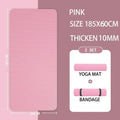 Extra Thick Yoga Mat - 15mm NBR Foam for Comfort & Support