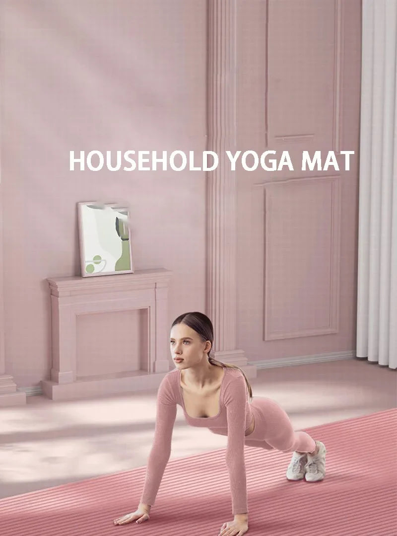Extra Thick Yoga Mat - 15mm NBR Foam for Comfort & Support