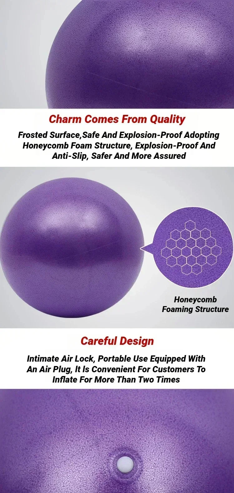 Mini Pilates Ball - 25cm Exercise & Therapy Ball