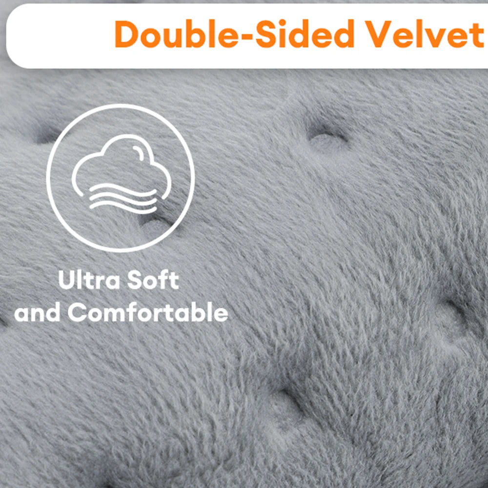 Electric Heating Pad - 9 Temperature Levels for Pain Relief & Warmth