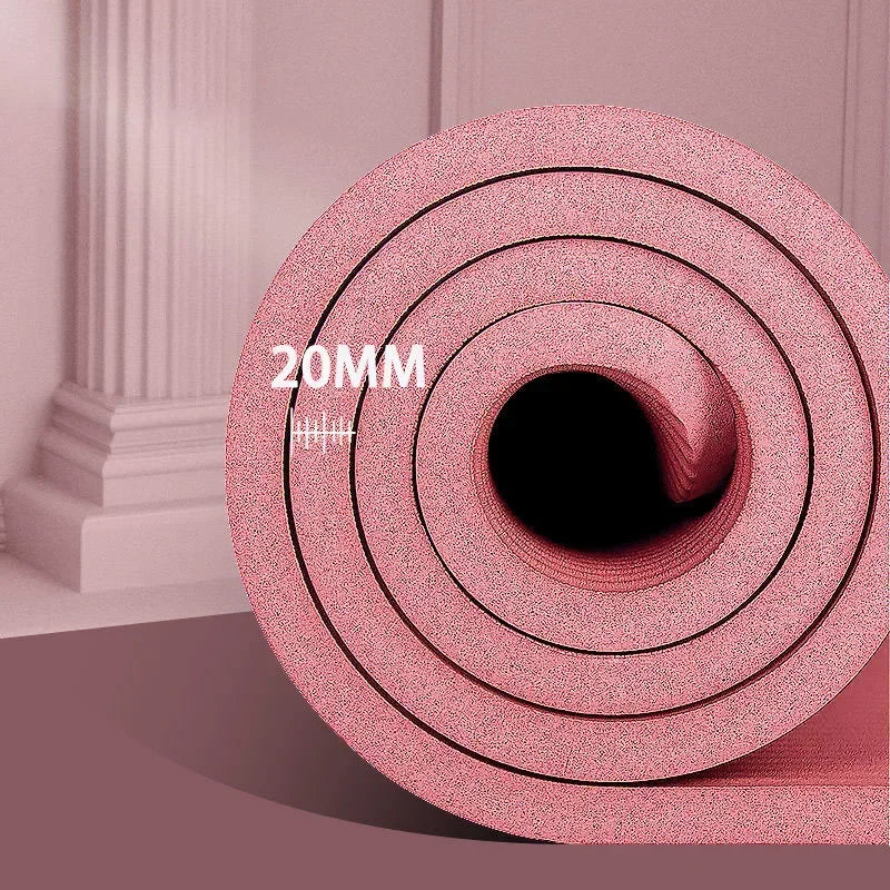 Extra Thick Yoga Mat - 15mm NBR Foam for Comfort & Support