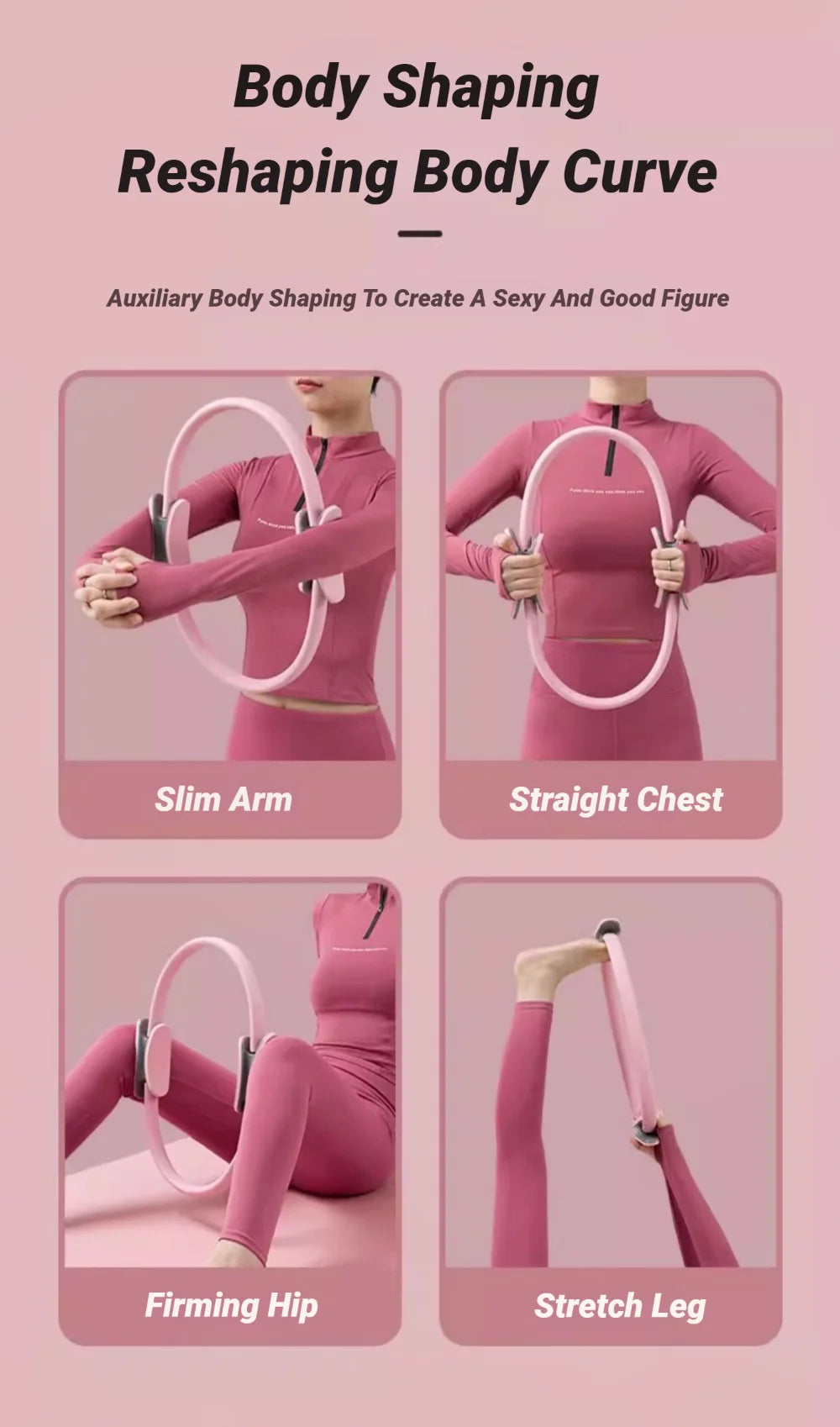 Pilates Ring - Resistance Circle for Toning & Pelvic Floor Training