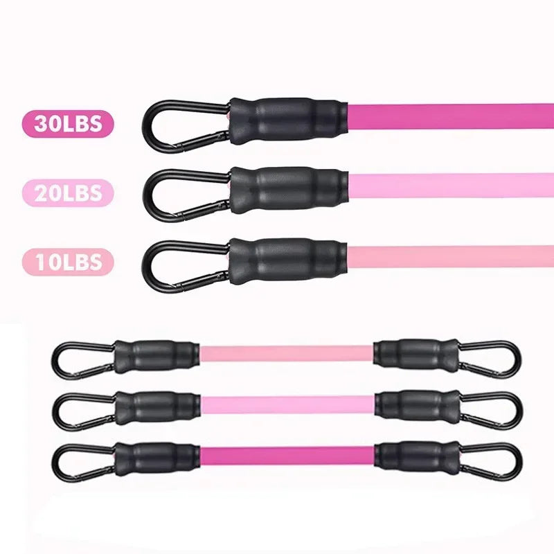 Resistance Band Set with Ankle Straps - Leg & Booty Trainer