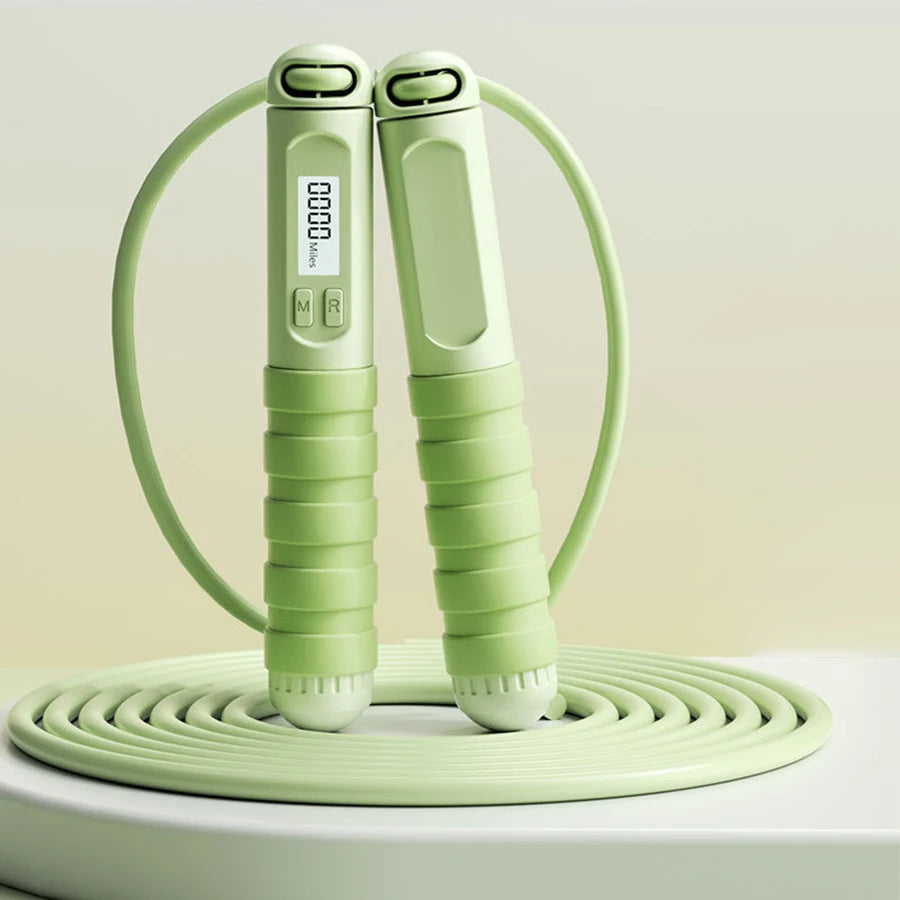 Digital Counting Jump Rope - Electronic Fitness Tracker