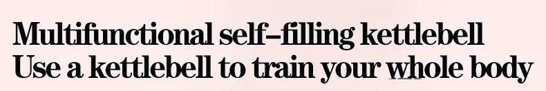 Soft Kettlebell - Beginner-Friendly Weight Training