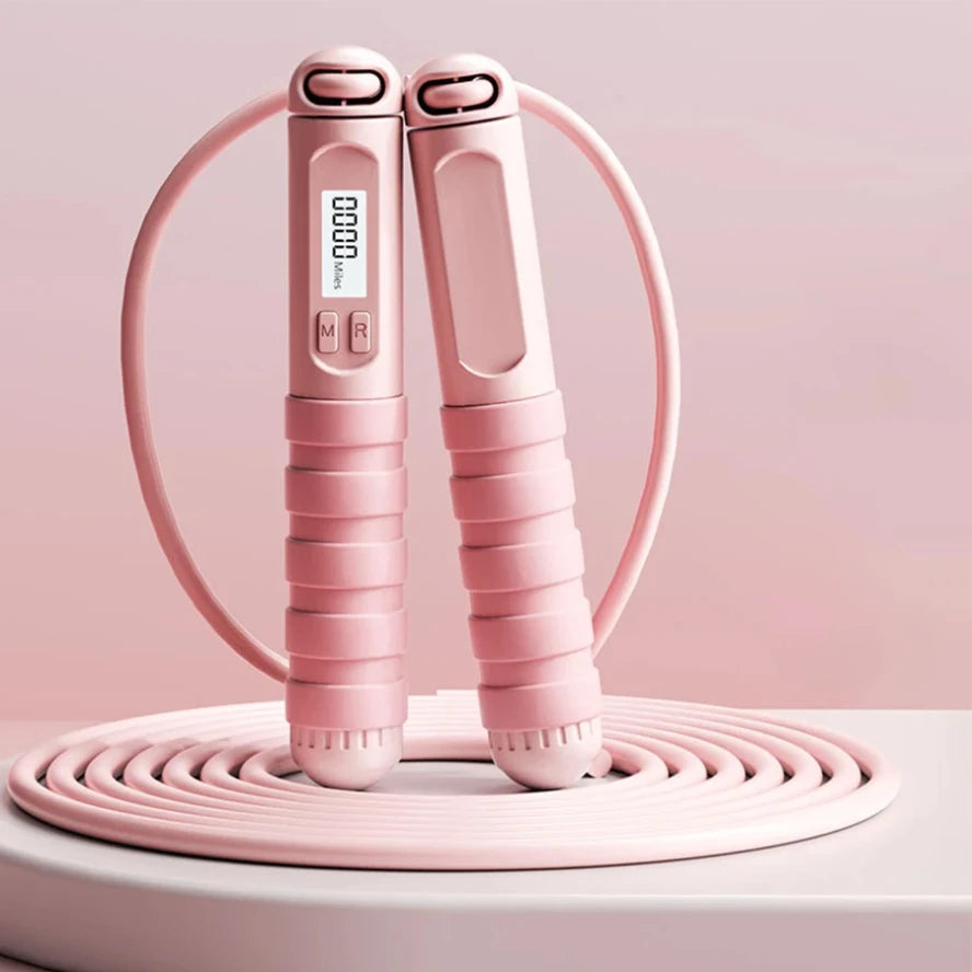 Digital Counting Jump Rope - Electronic Fitness Tracker