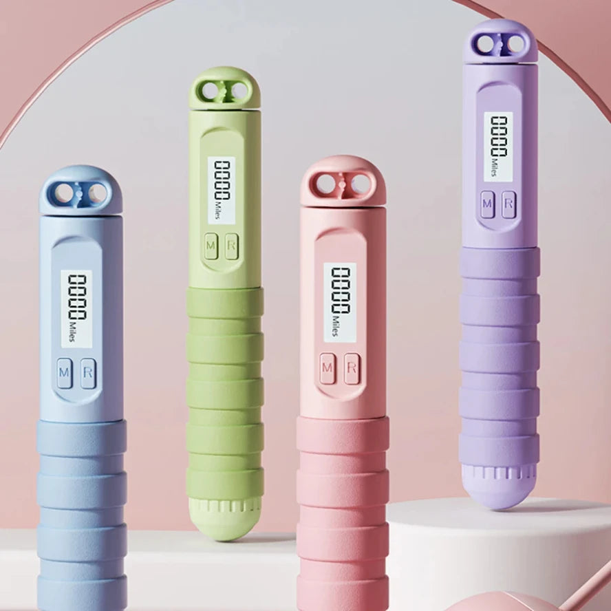 Digital Counting Jump Rope - Electronic Fitness Tracker